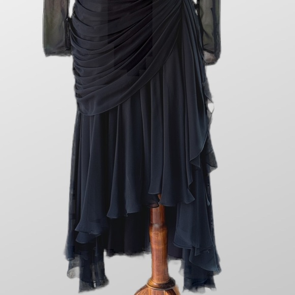 Vintage Dress 1980s Tadashi Saks Fifth Ave size 6 Vintage Cocktail - Picture 12 of 15